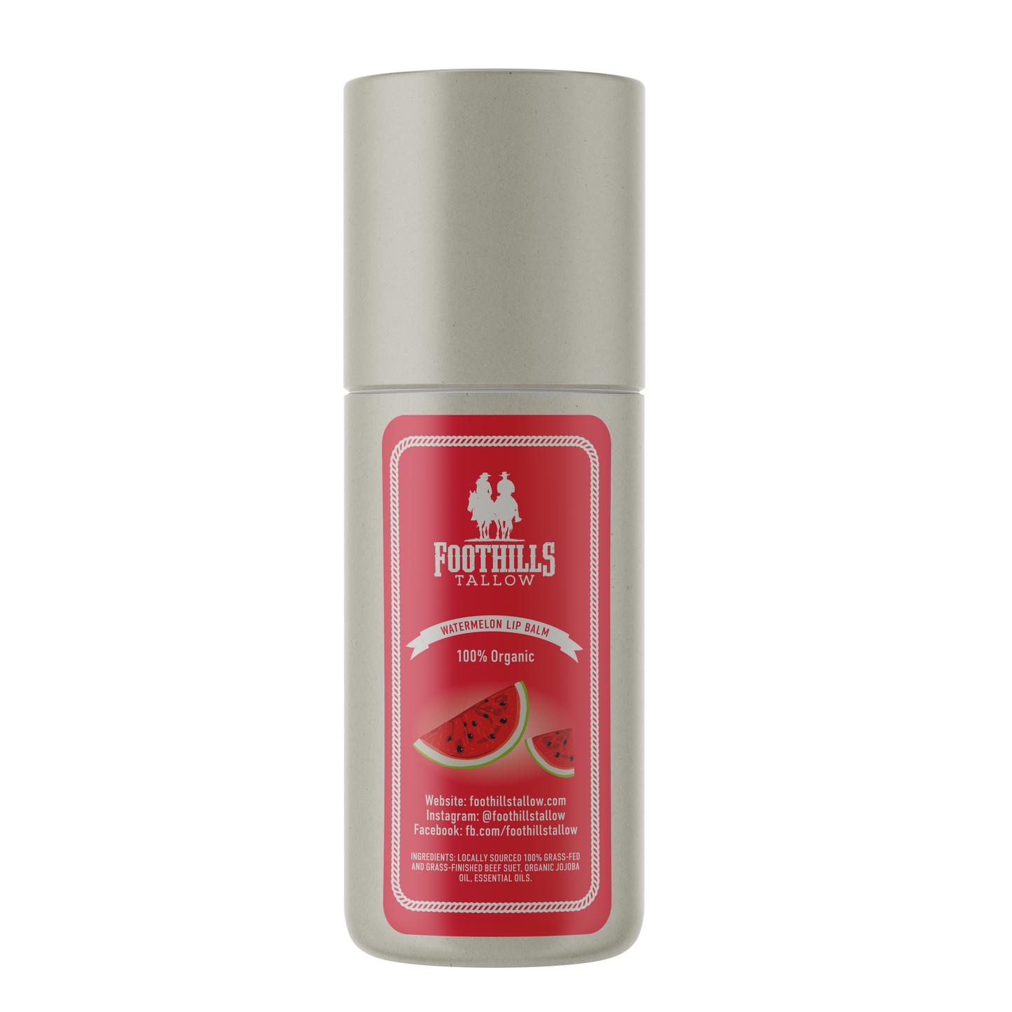 Watermelon Tallow Lip Balm