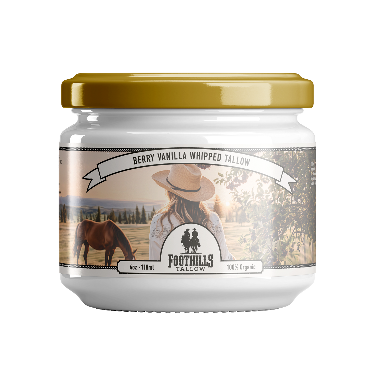 Berry Vanilla Whipped Tallow