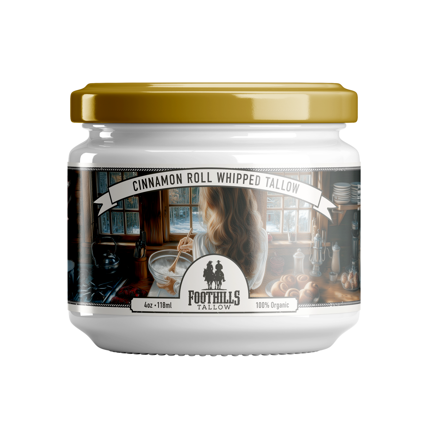 Cinnamon Roll Whipped Tallow