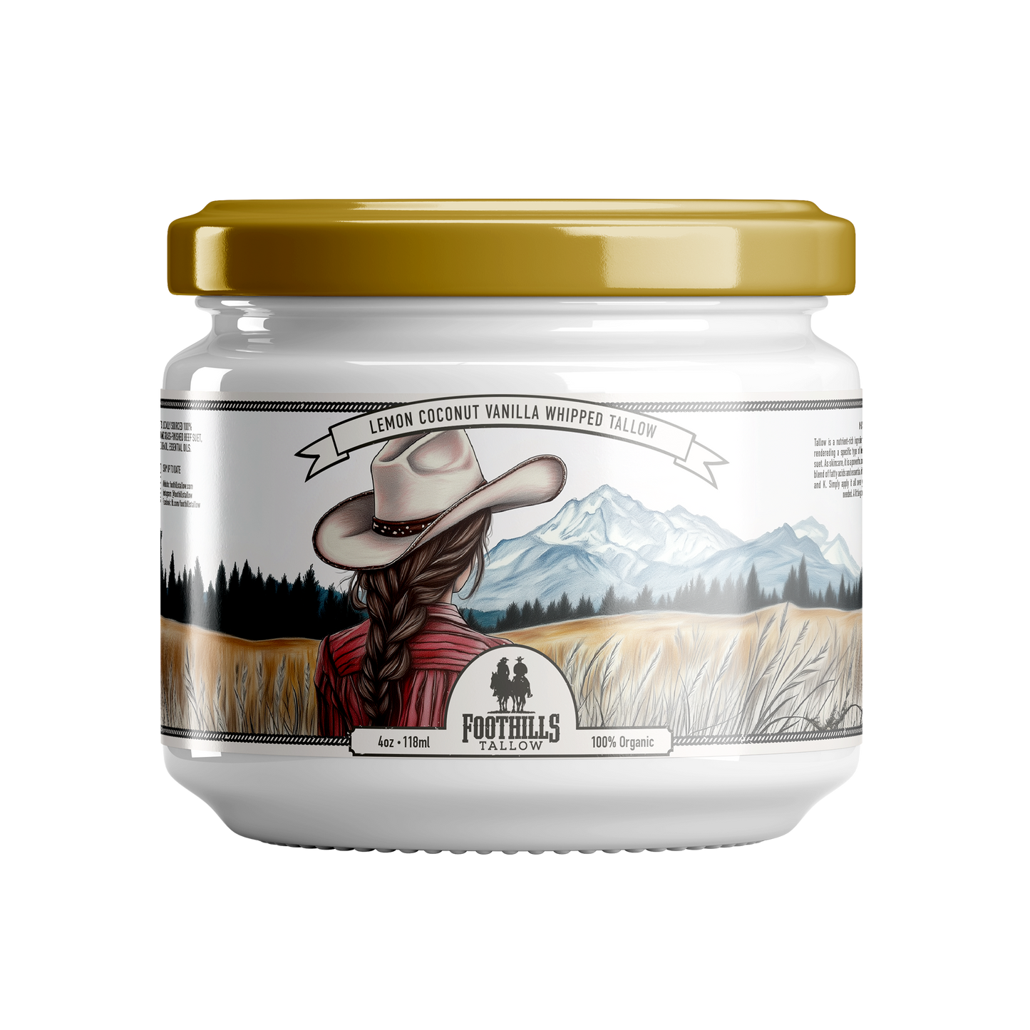 Lemon Coconut Vanilla Whipped Tallow