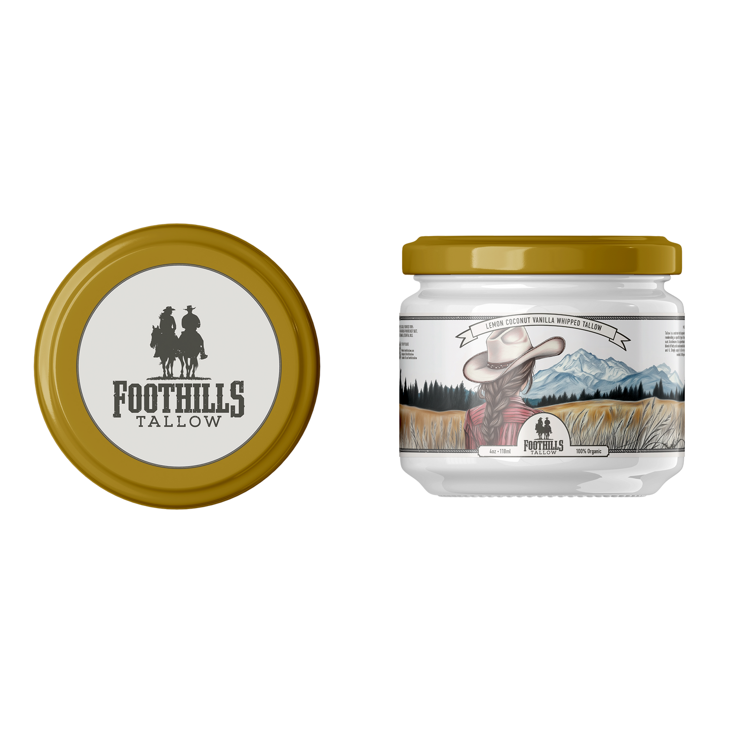 Lemon Coconut Vanilla Whipped Tallow